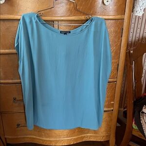 Eileen Fisher silk Teal Women's Blouse